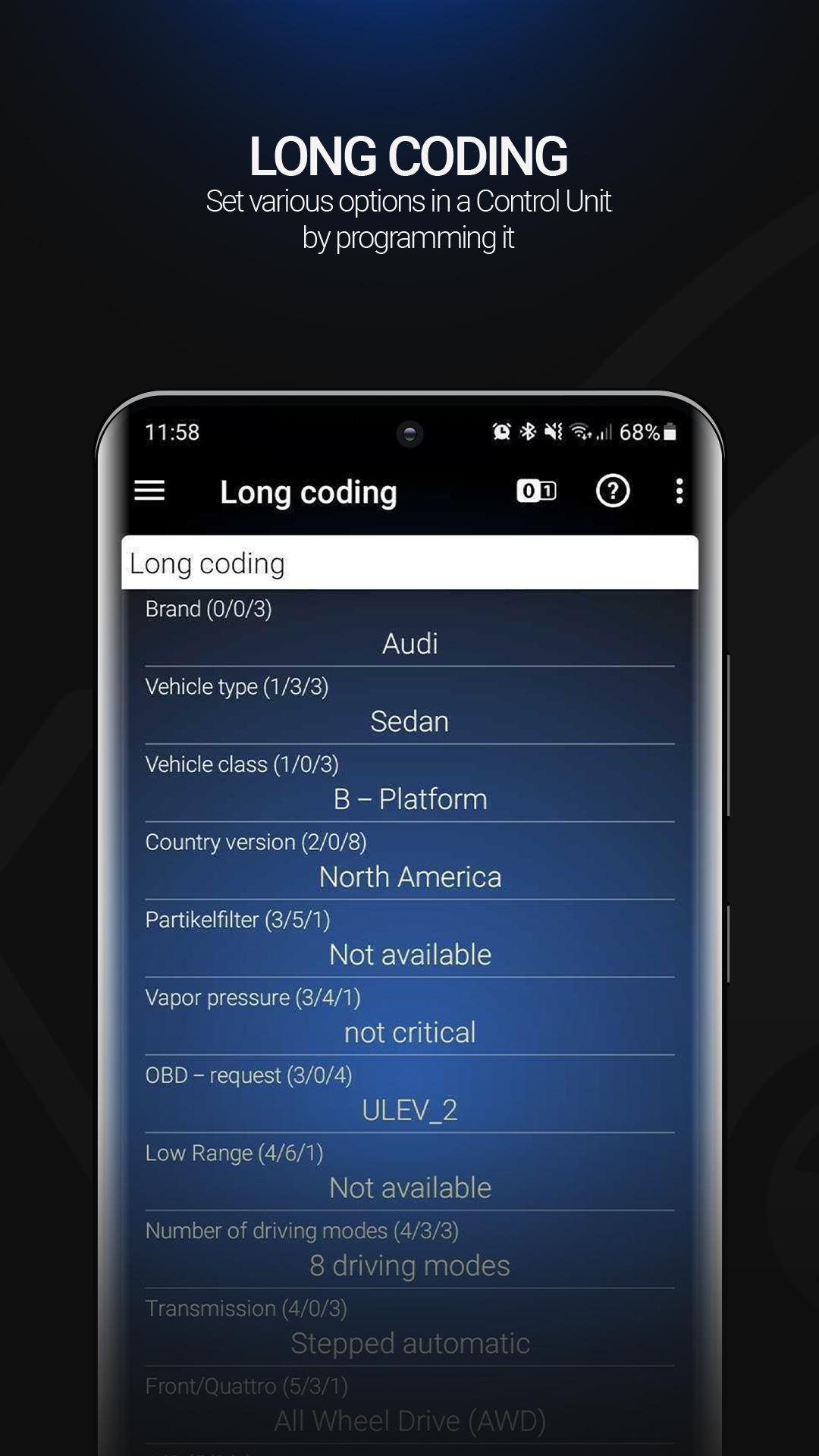 OBDeleven VAG car diagnostics