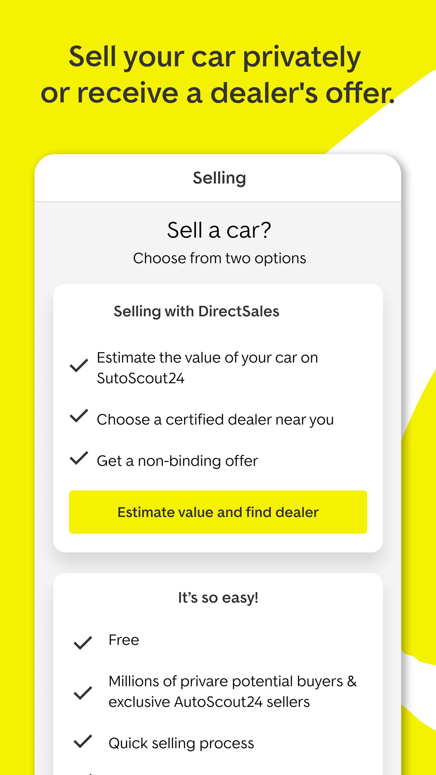 AutoScout24: Buy & sell cars