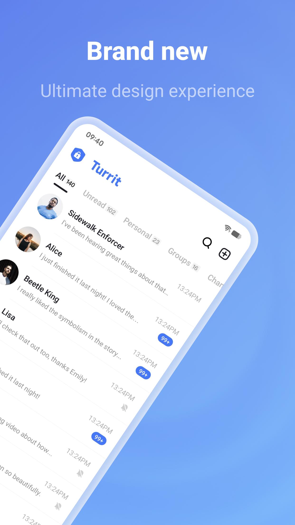 Turrit-Messenger for Telegram 截圖 1