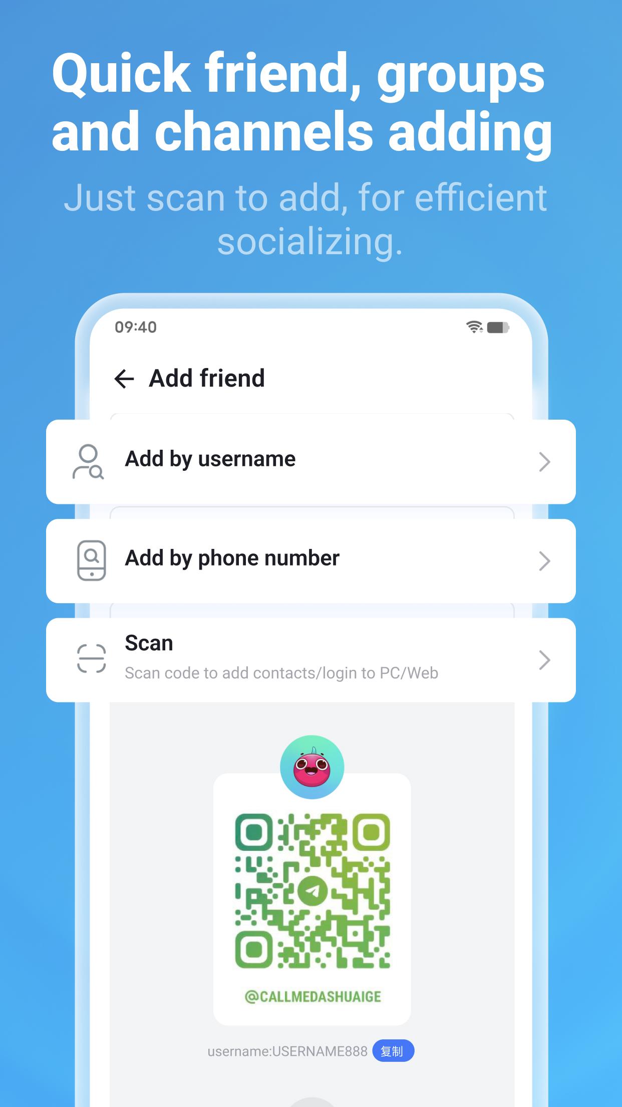Turrit-Messenger for Telegram 截圖 5