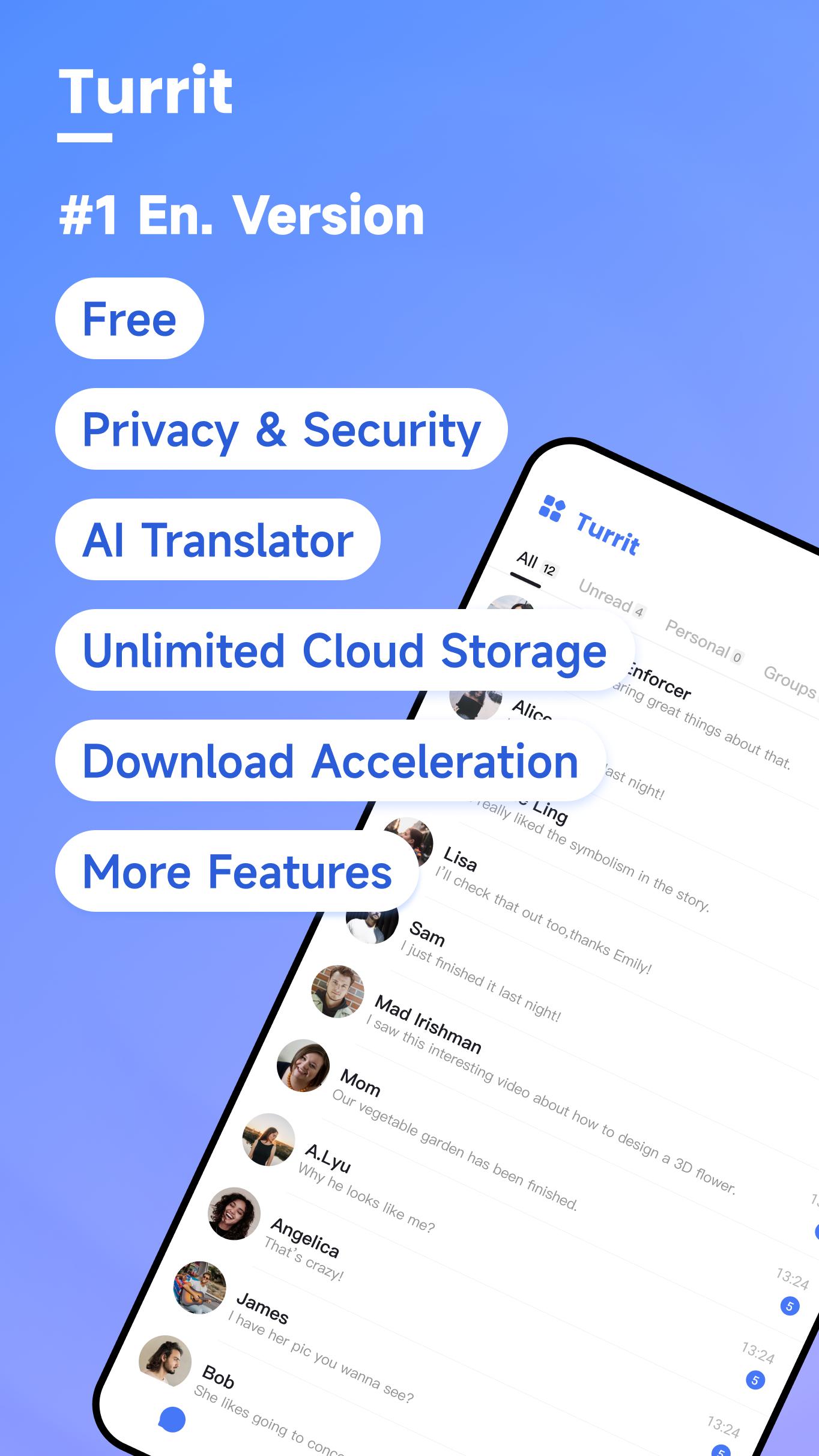 Turrit-Messenger for Telegram 截圖 7