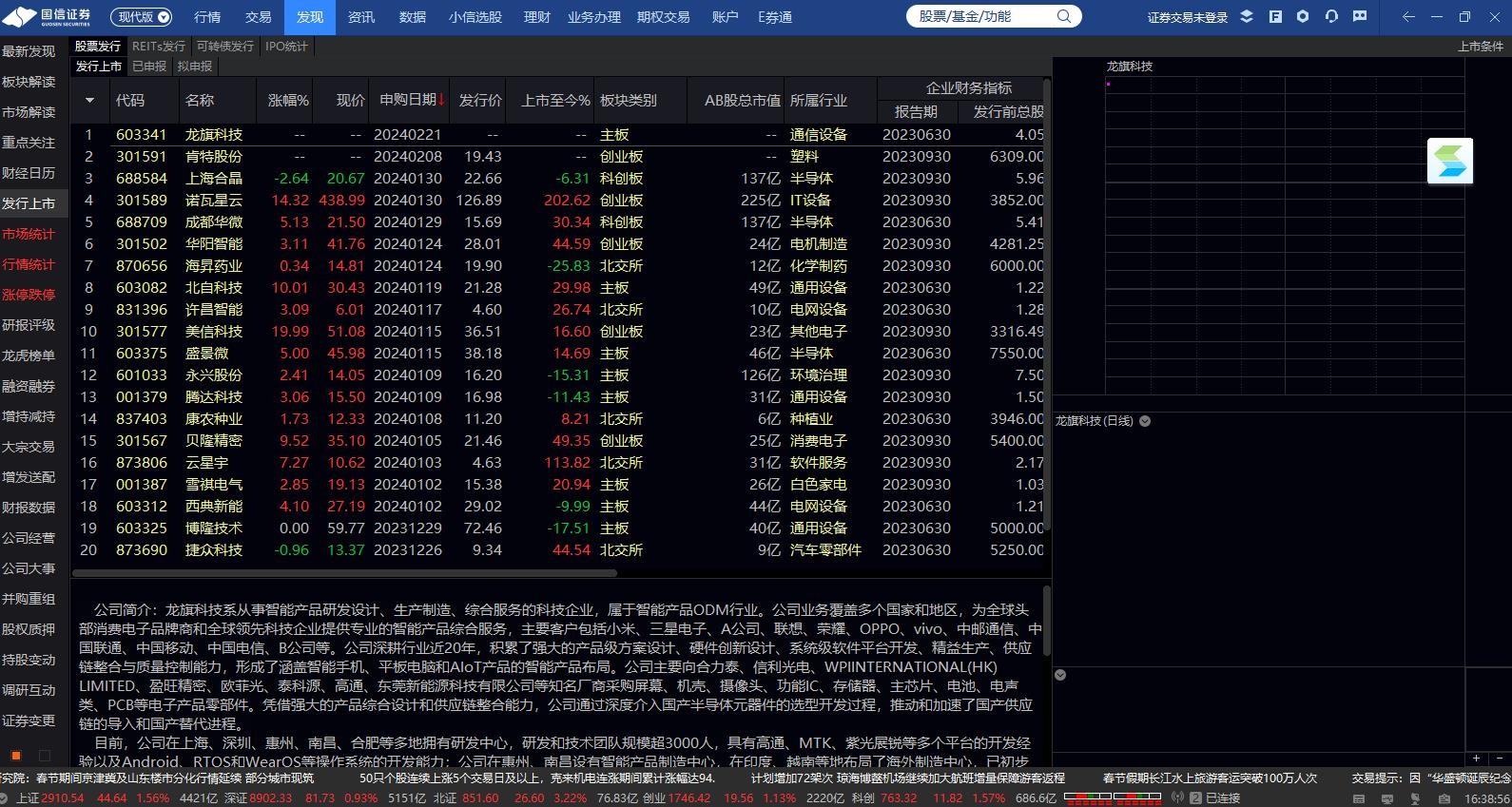 國信證券金太陽網上交易專業版截圖2
