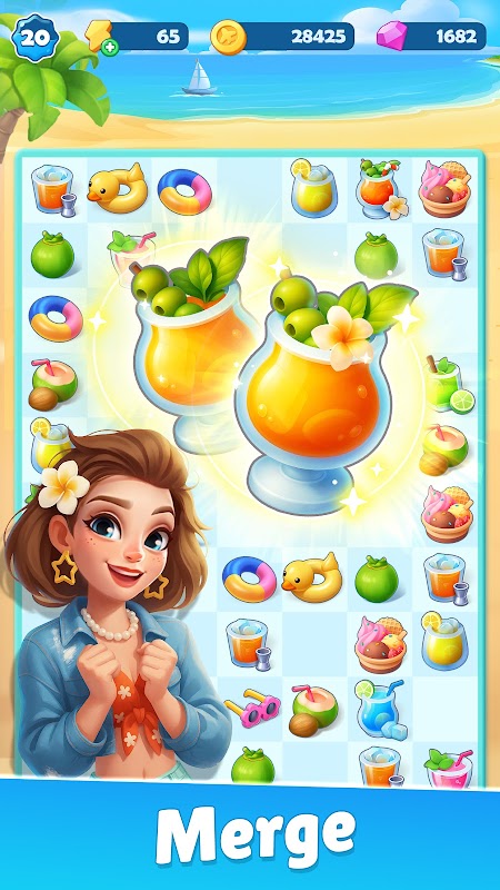 Tasty Travels: Merge Game 截圖 1