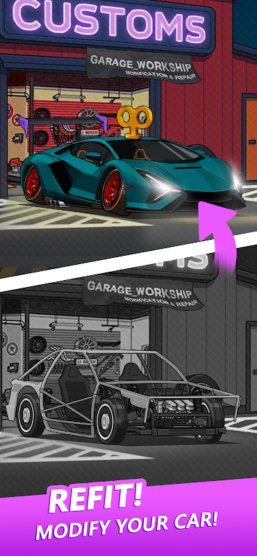 Idle Drift:JDM Race 截圖 2