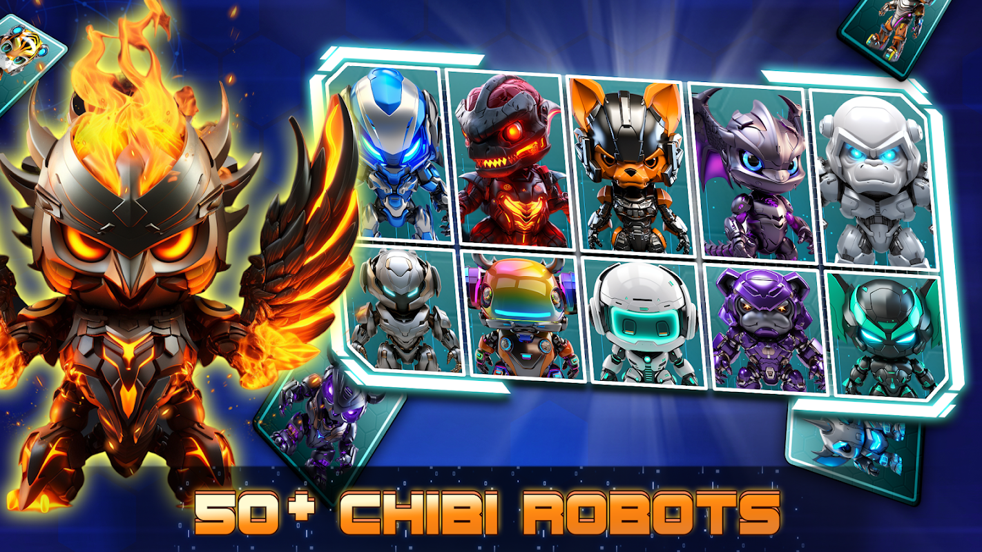 AI Chibi Robot Battle 截圖 1
